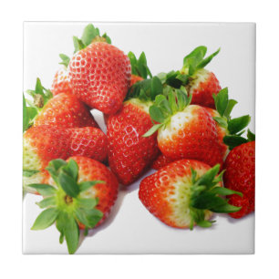 Azulejo De Cerámica Fresas 3