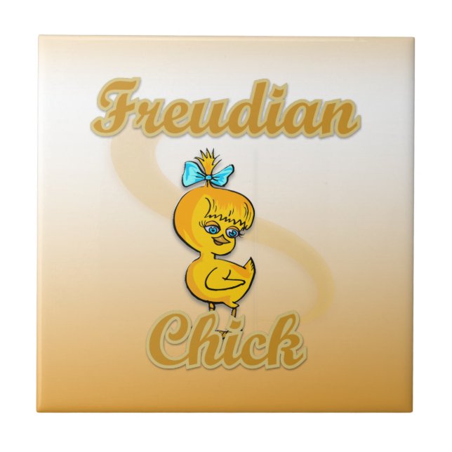 Azulejo De Cerámica Freudian Chick (Frente)