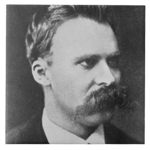 Azulejo De Cerámica Friedrich Wilhelm Nietzsche (1844-1900) 1873 (b/w