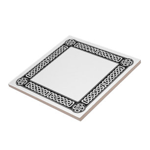 Azulejo De Cerámica Frontera céltica en cualquier color