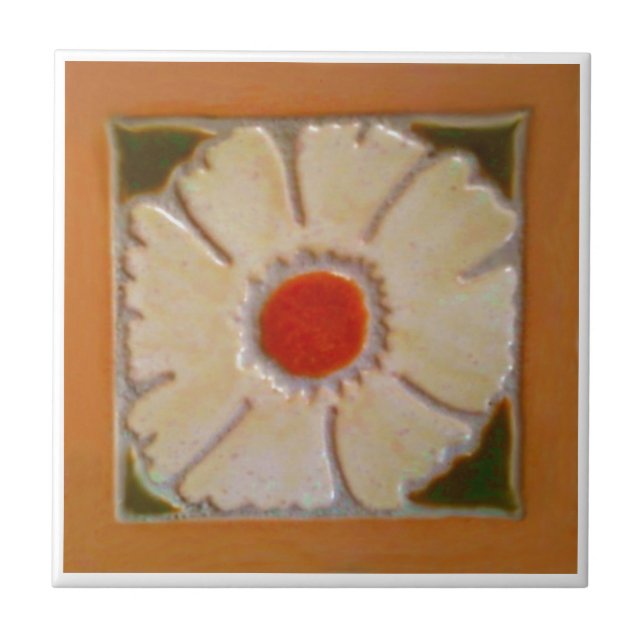 Azulejo De Cerámica Frontera Terra Cota (Frente)