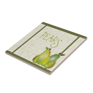 Azulejo De Cerámica Fruity Pear