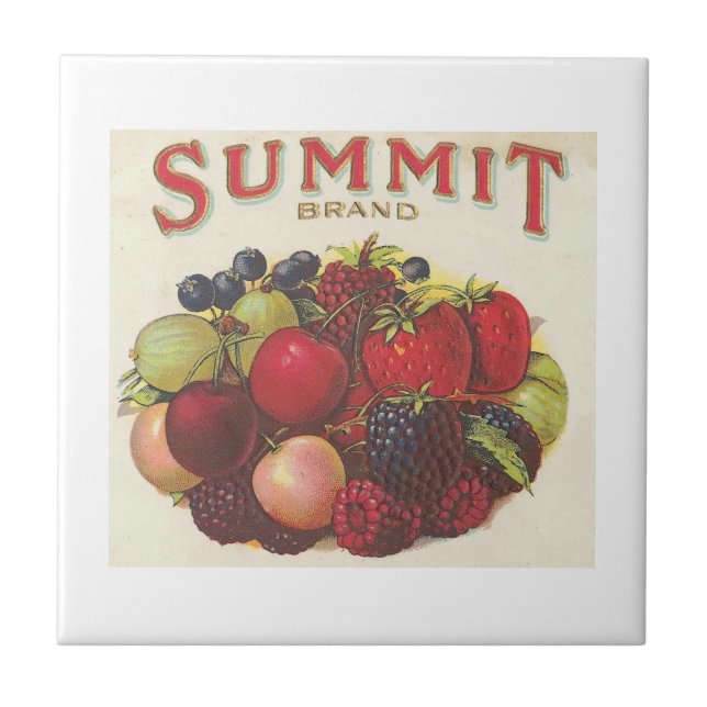 Azulejo De Cerámica Frutas de la marca Summit (Frente)