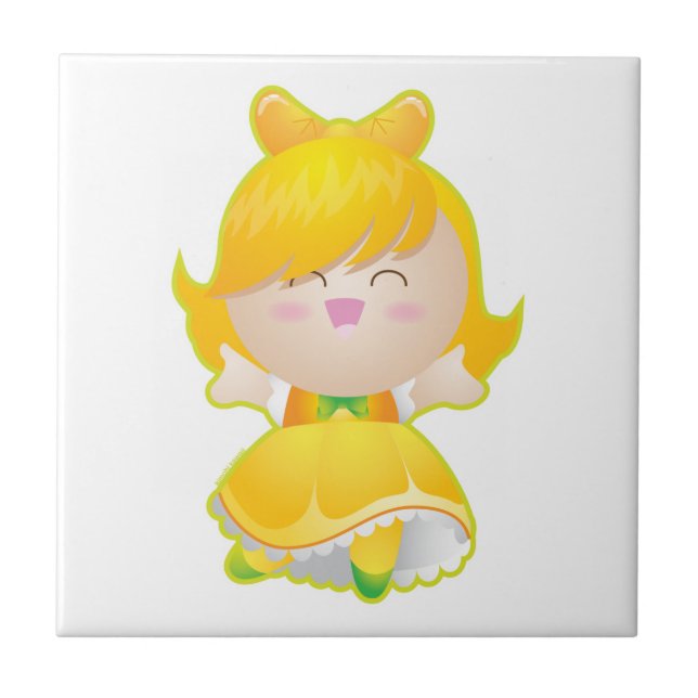 Azulejo De Cerámica Frutas del alcohol: Alegría (Frente)