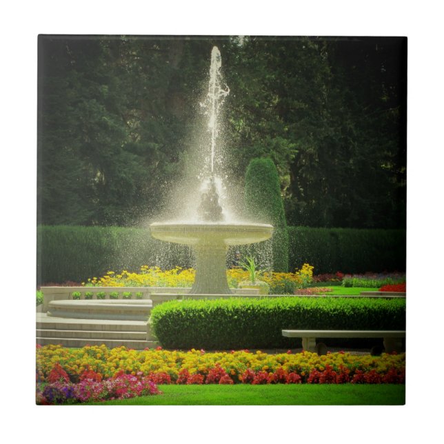 Azulejo De Cerámica Fuente de agua de Manito (Frente)