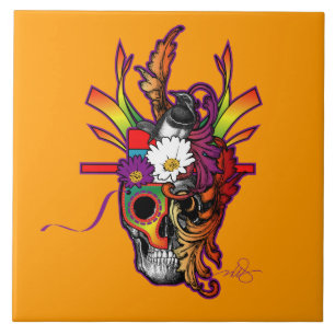 Azulejo De Cerámica Fuera de mi cráneo