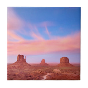 Azulejo De Cerámica Fuertes vientos sobre el valle del desierto