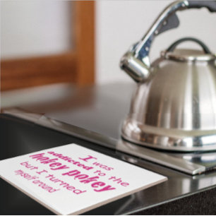 Azulejo De Cerámica Fui adicto a la cita de la tipografía de clave Hok