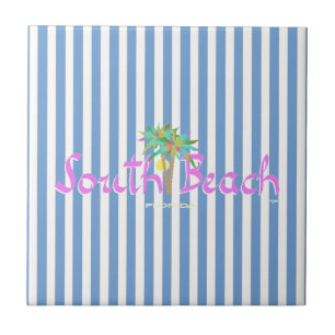 Azulejo De Cerámica Fun South Beach, Florida