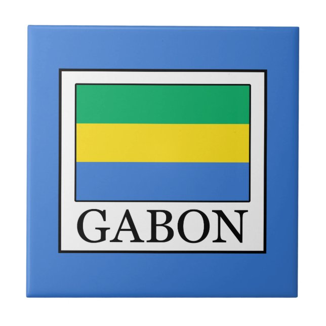 Azulejo De Cerámica Gabón (Frente)