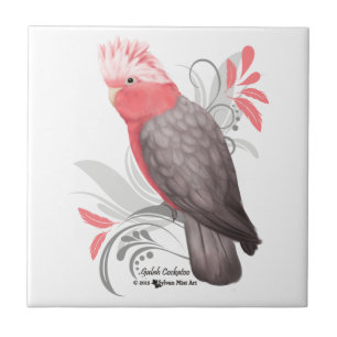 Azulejo De Cerámica Galah Cockatoo