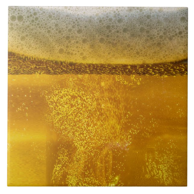 Azulejo De Cerámica Galaxia de cerveza alegre a quemazón celeste (Frente)