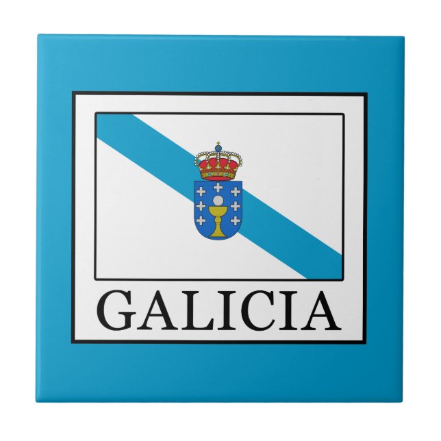 Azulejo De Cerámica Galicia (Frente)
