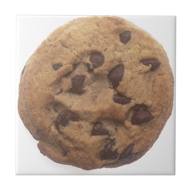 Azulejo De Cerámica galleta-de-chispas-de-chocolate- (Frente)