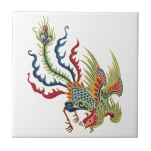 Azulejo De Cerámica Gallo chino