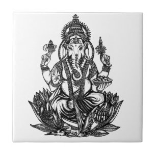 Azulejo De Cerámica Ganesh