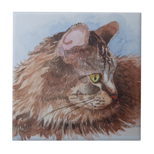 Azulejo De Cerámica Gato 5352 (Frente)