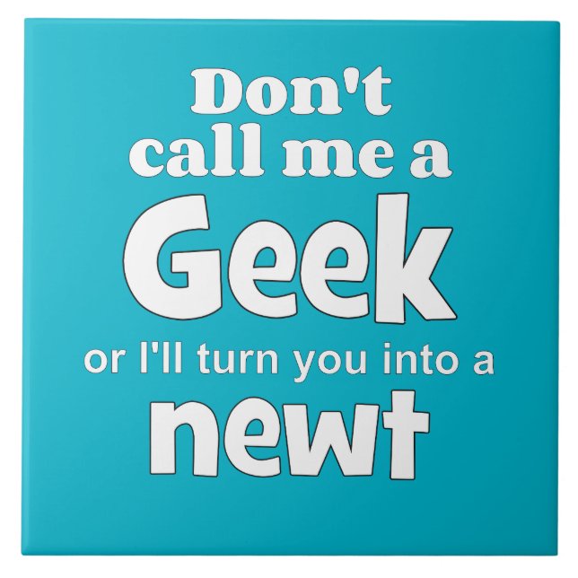 Azulejo De Cerámica Geek newt wf (Frente)