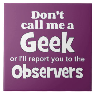 Azulejo De Cerámica Geek Observers wf