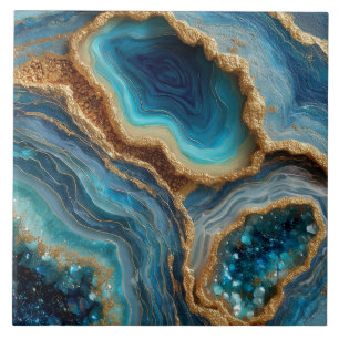 Azulejo de cerámica geoda