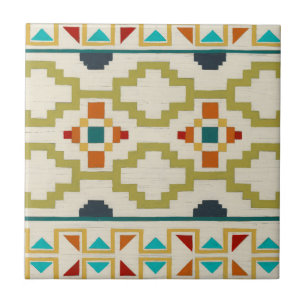 Azulejo De Cerámica Geometría sudoccidental I