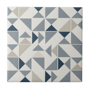 Azulejo De Cerámica Geometric triangle pattern