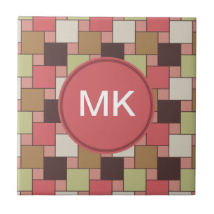 Azulejo De Cerámica Geométrica del gabinete de especias