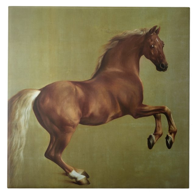 Azulejo De Cerámica George Stubbs| Silbato, 1762 (Frente)