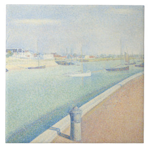 Azulejo De Cerámica Georges Seurat - El canal de las gaviotas