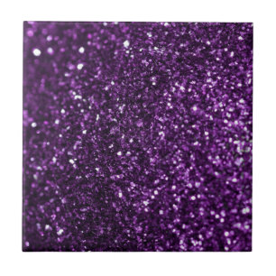 Azulejo De Cerámica Glimmer púrpura
