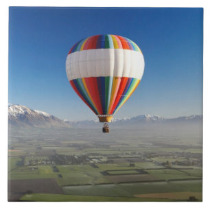 Azulejo De Cerámica Globo aerostático, cerca de Methven, Canterbury 3