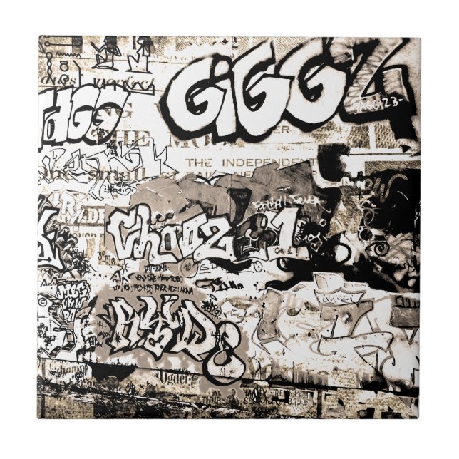 Azulejo De Cerámica Graffiti (Frente)