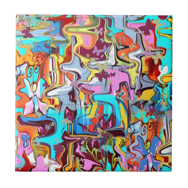 Azulejo De Cerámica Graffiti (Frente)