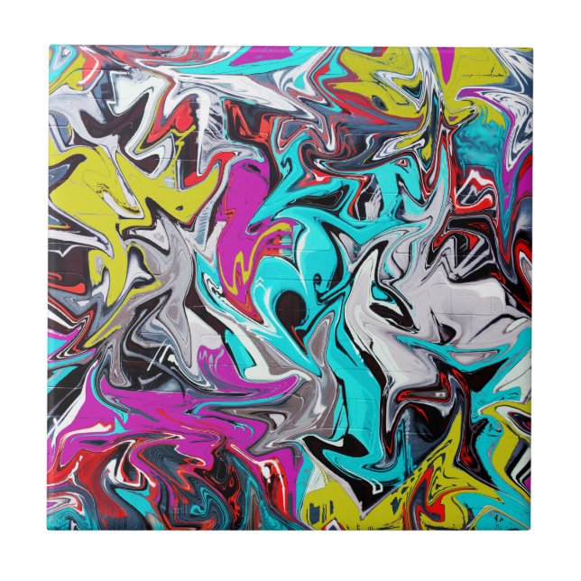 Azulejo De Cerámica Graffiti (Frente)