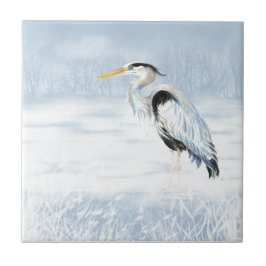 Azulejo De Cerámica Gran ave salvaje de Herion Azul