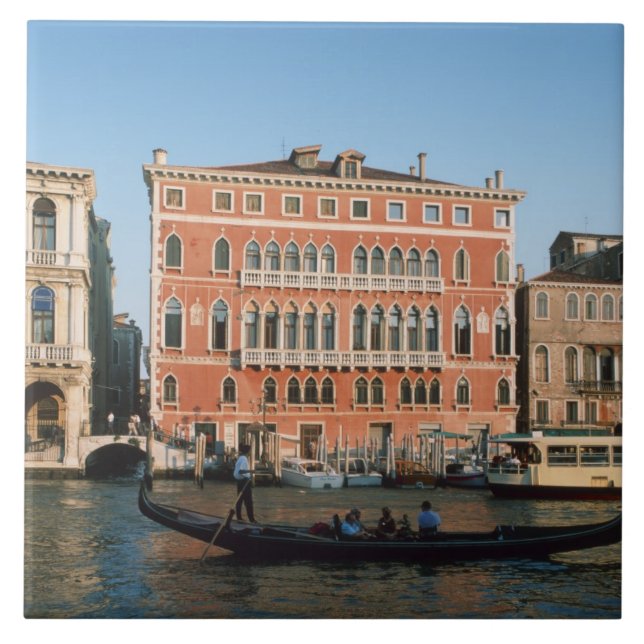 Azulejo De Cerámica Gran Canal, Venecia, Veneto, Italia (Frente)