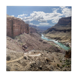 Azulejo De Cerámica Gran Cañón cerca de las Cataratas del Creek de Cer