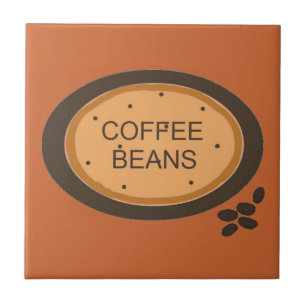 Azulejo De Cerámica Grano de Café