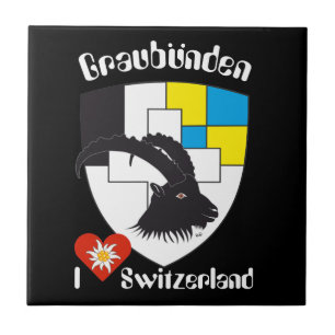 Azulejo De Cerámica Graubünden Grischun Grigioni