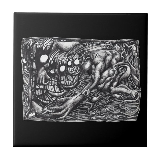 Azulejo De Cerámica Grendel-Mother-Dream_ (Frente)