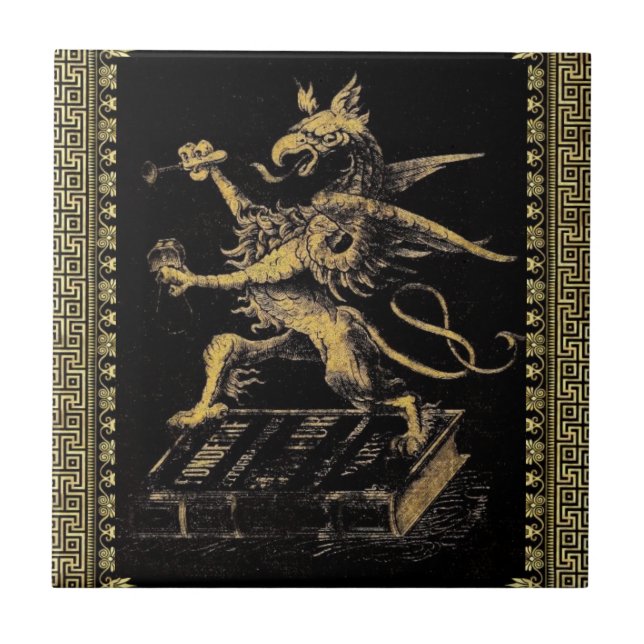 Azulejo De Cerámica Griffin Tile (Frente)