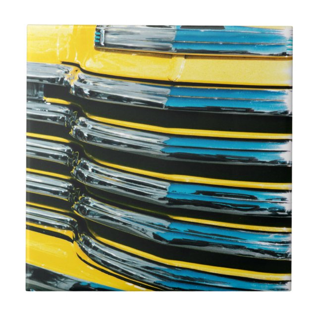 Azulejo De Cerámica Grill amarillo (Frente)