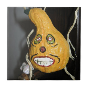 Azulejo De Cerámica Grinning Gourd