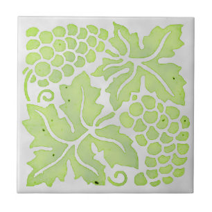 Azulejo De Cerámica Grúas verdes claras