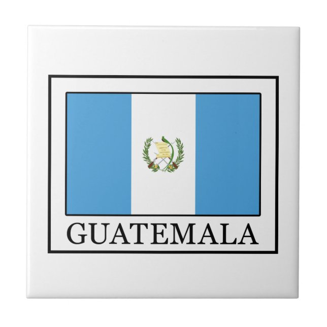 Azulejo De Cerámica Guatemala (Frente)