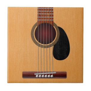 Azulejo De Cerámica Guitarra acústica