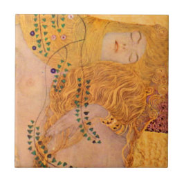 Azulejo De Cerámica Gustav Klimt Hydra (Mermaids) Vintage Ceramic Tile