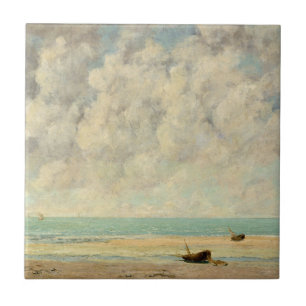 Azulejo De Cerámica Gustave Courbet el   el mar tranquilo