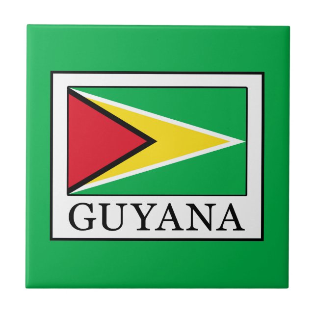 Azulejo De Cerámica Guyana (Frente)