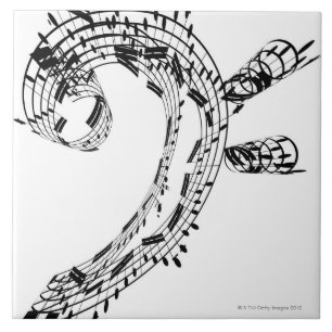 Azulejo De Cerámica Habitación del violoncelo de J.S.Bach